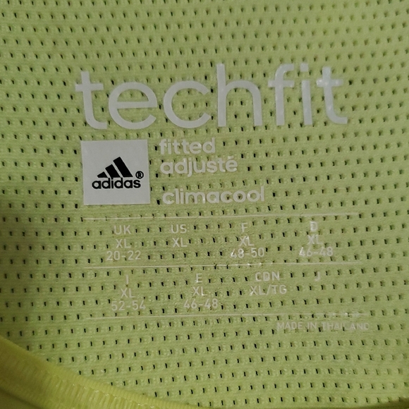 Adidas Women's V-Neck Tee in Purple With Yellow Tank - Picture 3 of 6